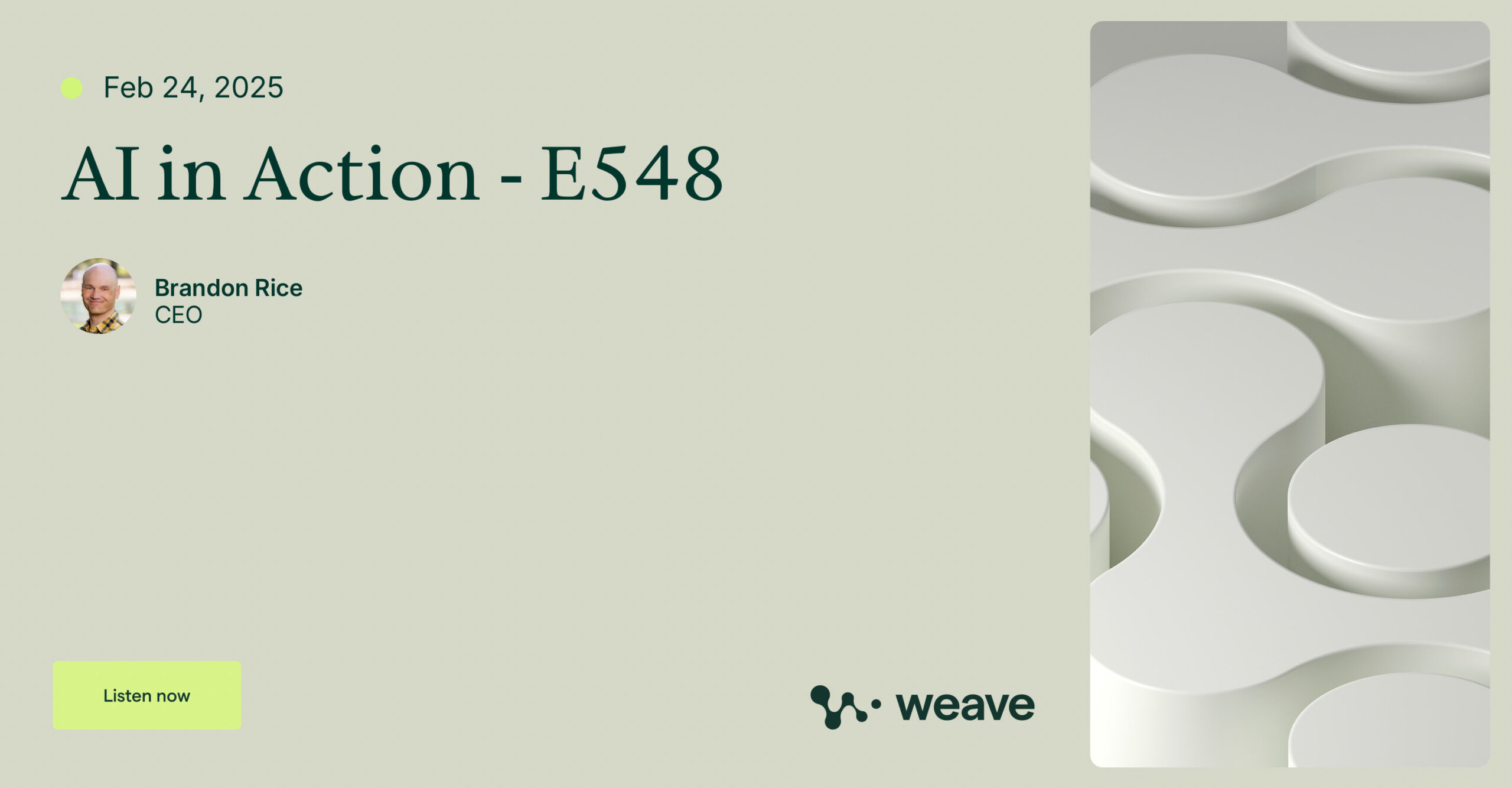 AI in Action – E548