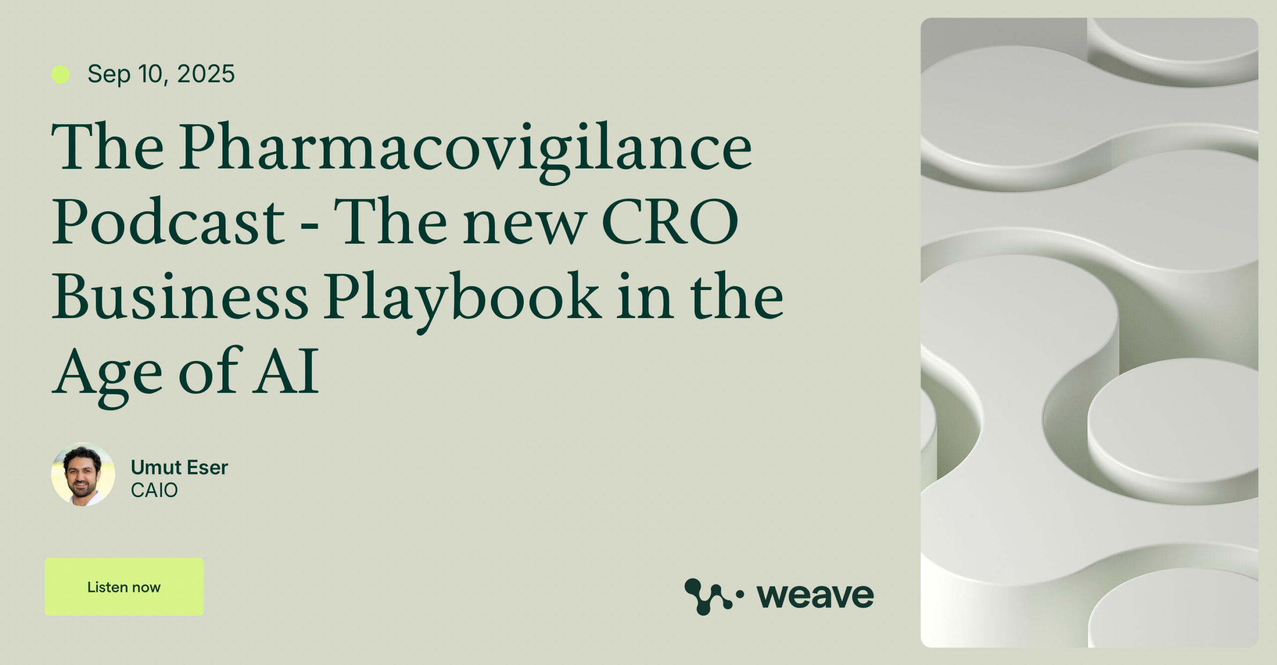 The Pharmacovigilance Podcast – The new CRO Business Playbook in the Age of AI