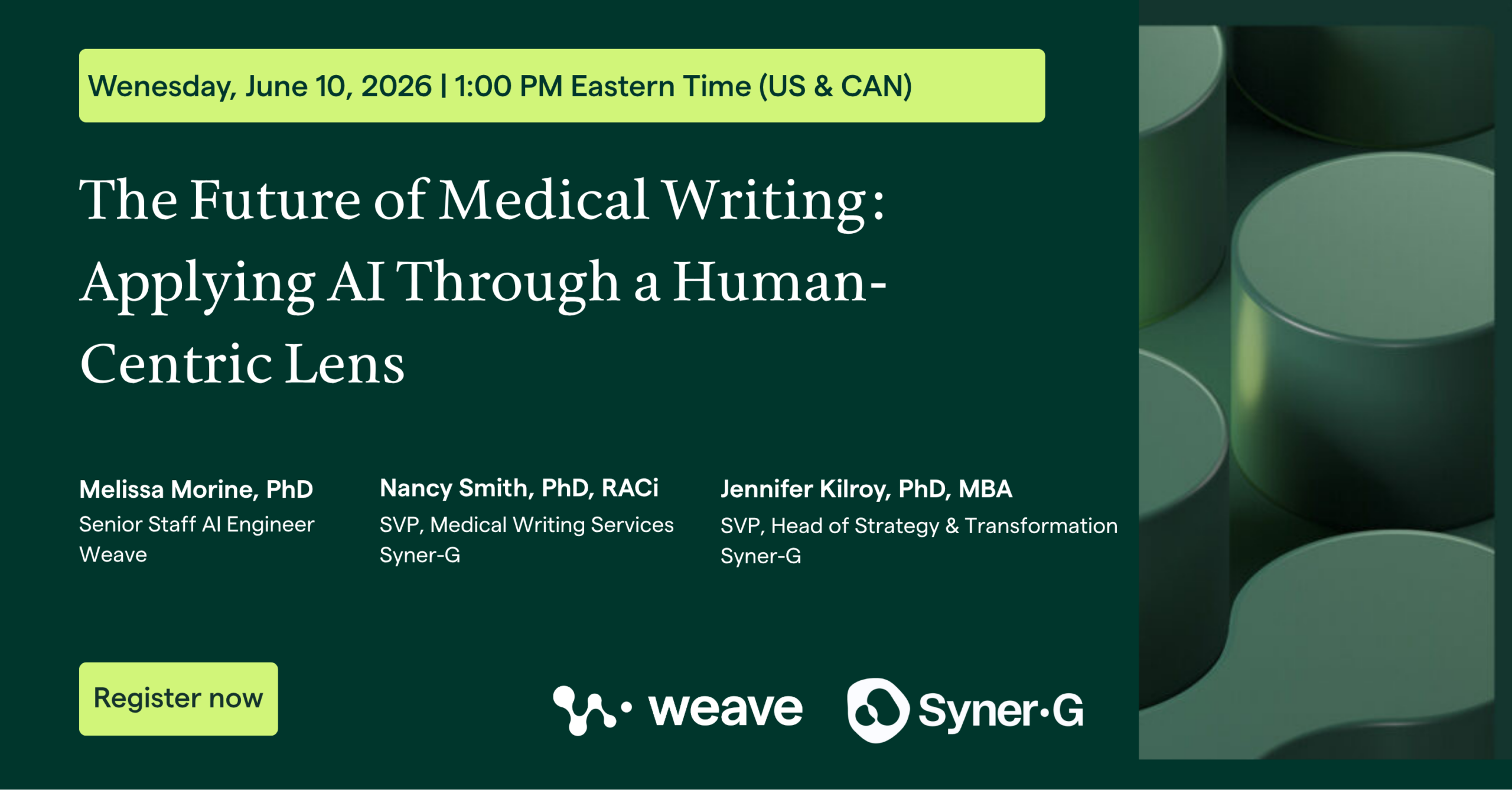 The Future of Medical Writing: Applying AI Through a Human-Centric Lens 